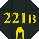 Charming shortbread tea bag cookies, dipped in chocolate, with printable "Sherlock" tea tags from BakingMischief.com.