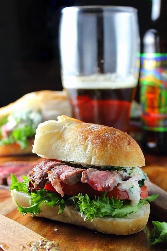 A round up of 24 delicious hot sandwiches, including beef, poultry, and vegetarian recipes! From BakingMischief.com