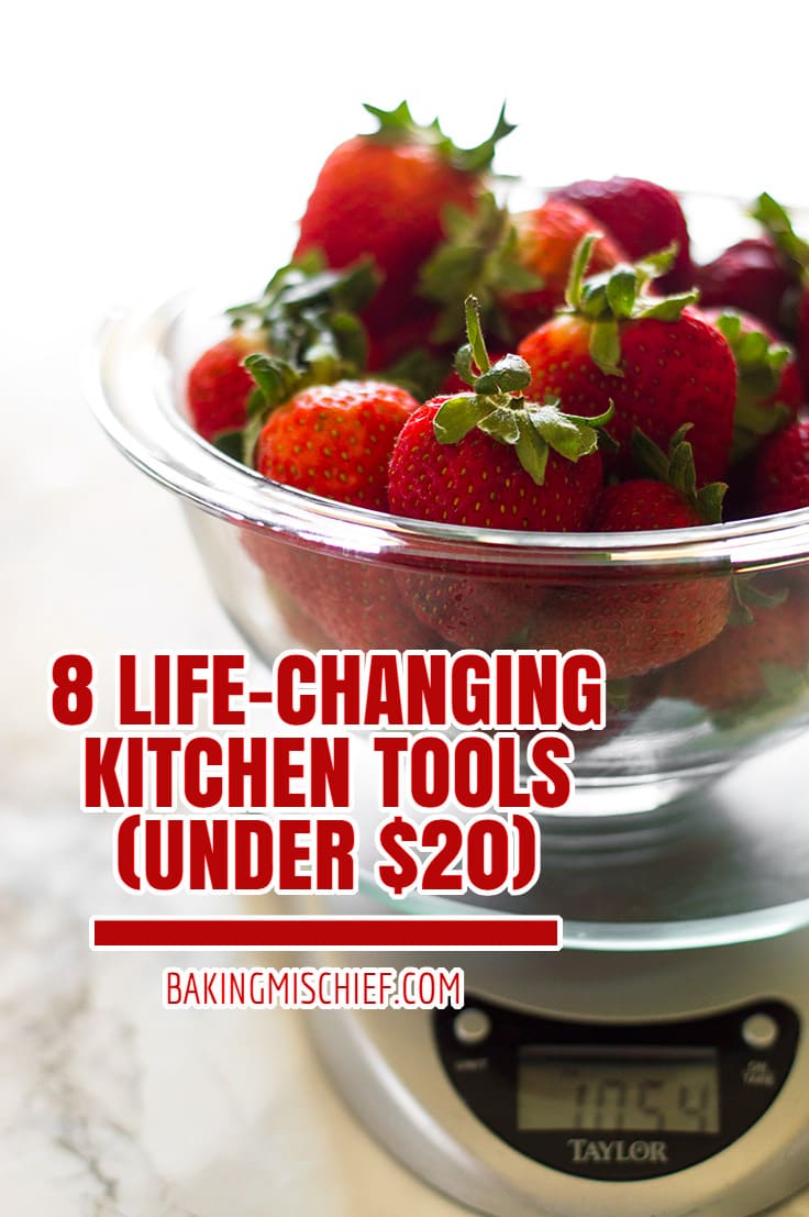 8 kitchen tools under $20 that will change the way you cook! From BakingMischief.com