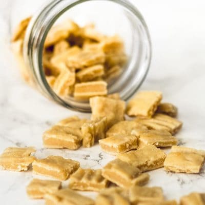 The perfect easy homemade high-value dog treats for training. Simple, inexpensive, and irresistible to dogs. Cats love them too! From BakingMischief.com | Homemade Dog Treats | Homemade Cat Treats |