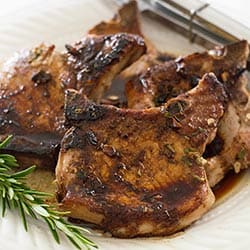 Quick Rosemary Pork Chops