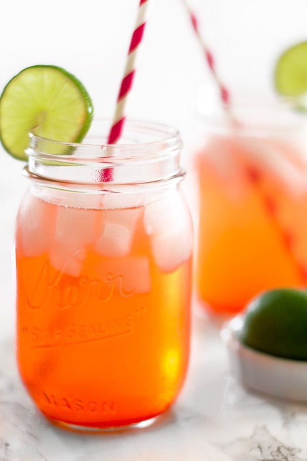 Strawberry Limeade is the perfect summer drink for BBQ's or a mid-afternoon treat. Keep this mix in the fridge and enjoy your limeades on demand all summer long. Recipe includes nutritional information. From BakingMischief.com