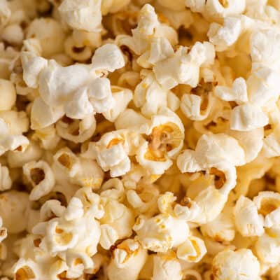 Close photo of kettle corn.