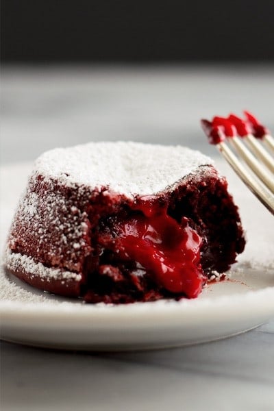 Red Velvet Lava Cakes for Two
