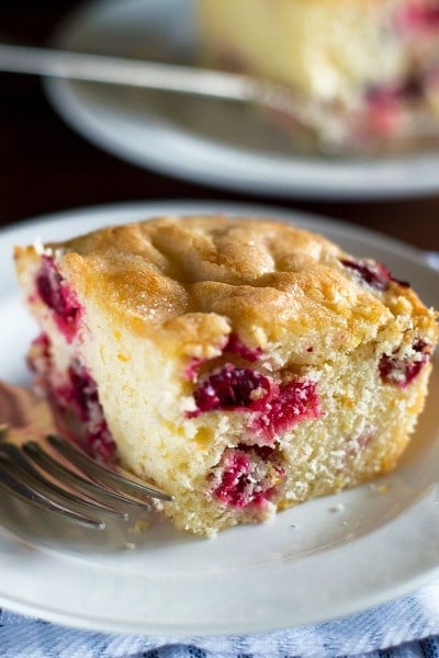 Mini Cranberry Breakfast Cake