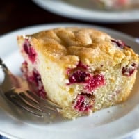 This simple-to-make Mini Cranberry Breakfast Cake made with orange zest and buttermilk is the best way to wake up and makes just enough for an intimate breakfast or brunch with friends. Recipe includes nutritional information. From BakingMischief.com