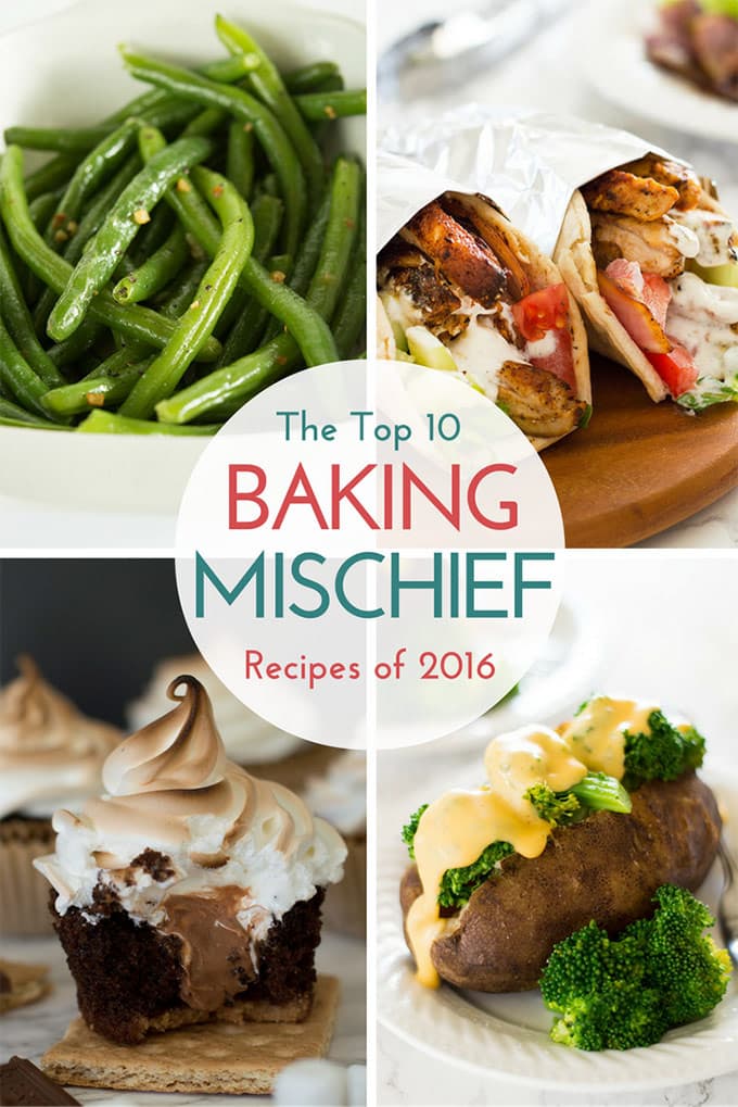 The top 10 most popular posts on BakingMischief.com in 2016.