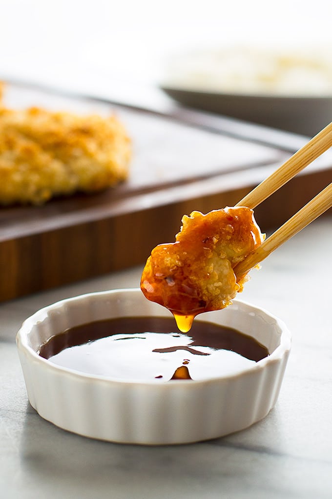 Baked Chicken Katsu is a fast, easy dinner. From BakingMischief.com