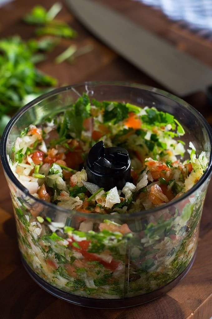 This easy small batch of Pico de Gallo recipe makes just enough for a single meal. From BakingMischief.com
