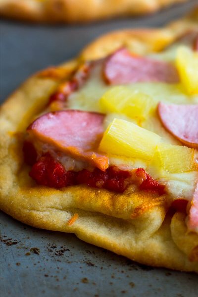 Hawaiian Naan Pizza