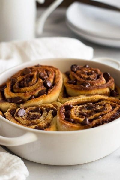 Small-batch Chocolate Cinnamon Rolls With Espresso Glaze
