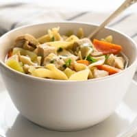 Easy Chicken Noodle Soup for One