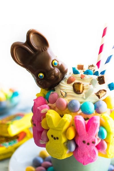 Leftover Easter Candy Freakshake
