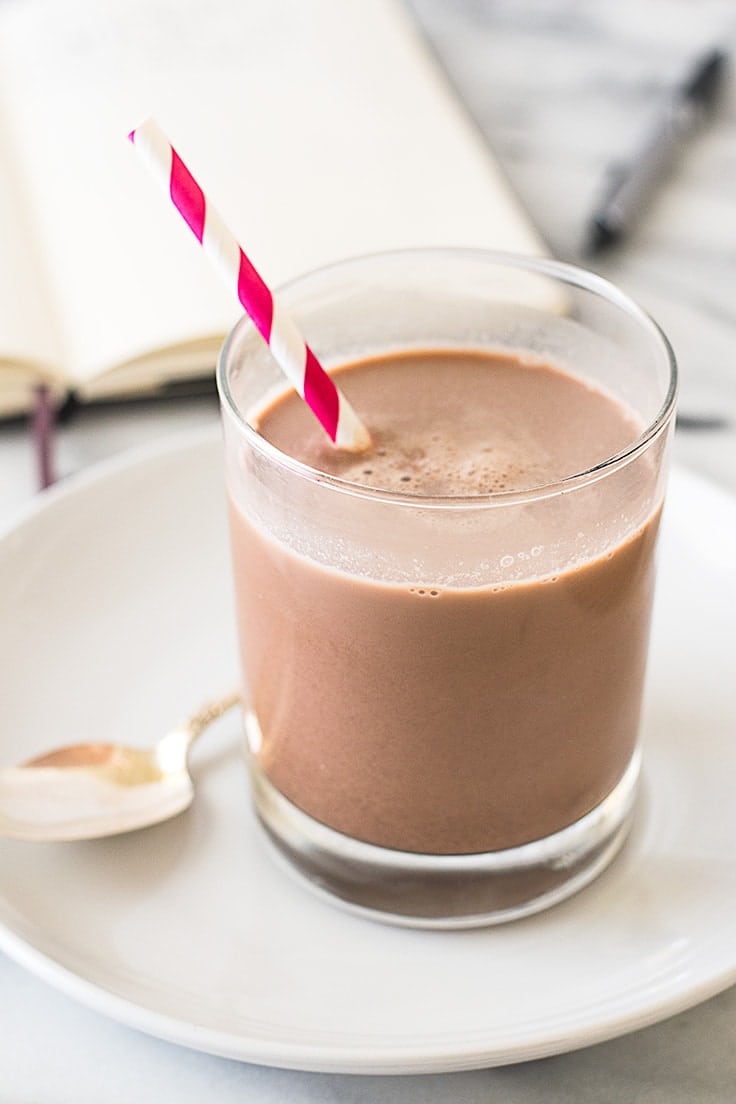 This recipe for Chocolate Milk for One makes one cup of amazing, delicious, really good chocolate milk with just four ingredients.