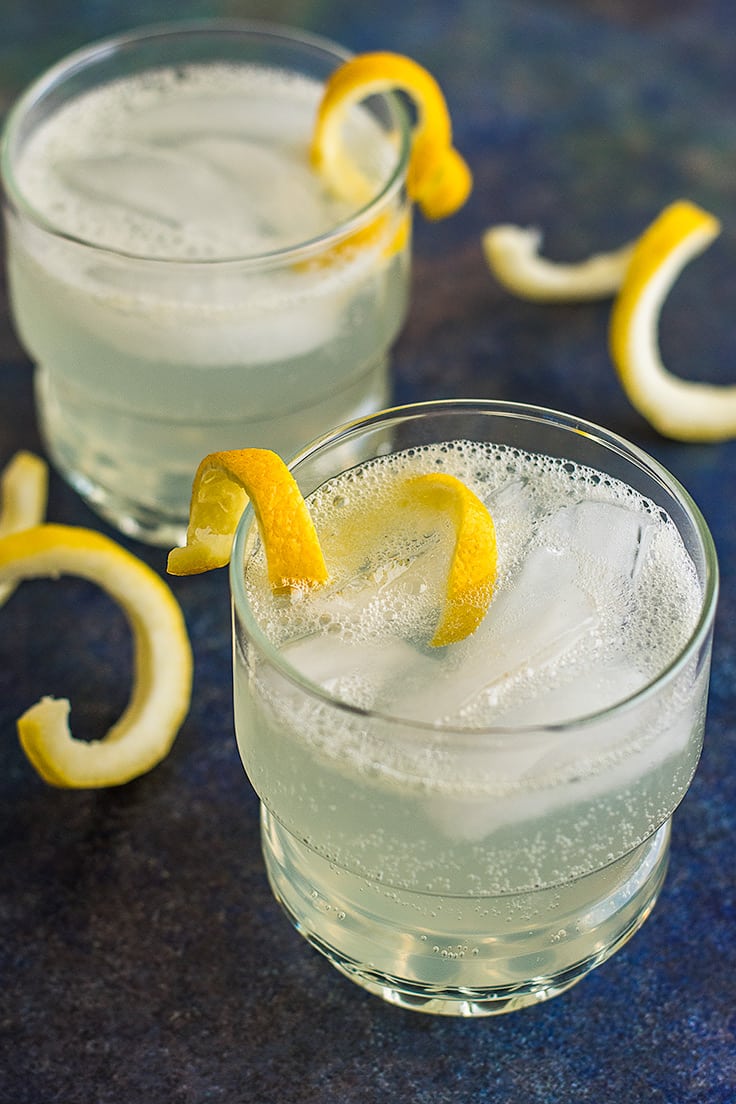 This Homemade Hard Lemonade for Two is everything great about summer lemonade, tart, sweet, refreshing, but with the added kick of vodka.