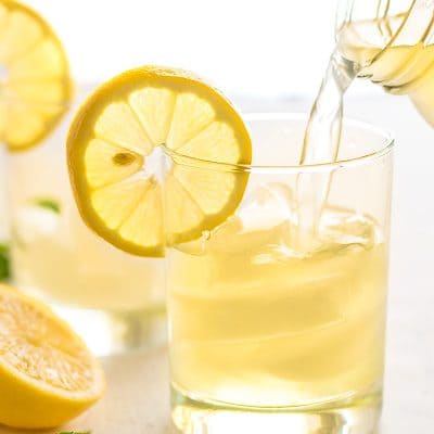 This Homemade Lemonade for Two couldn't be easier to make and is everything summer lemonade should be, bright, crisp, sweet, and just the perfect level of tart.