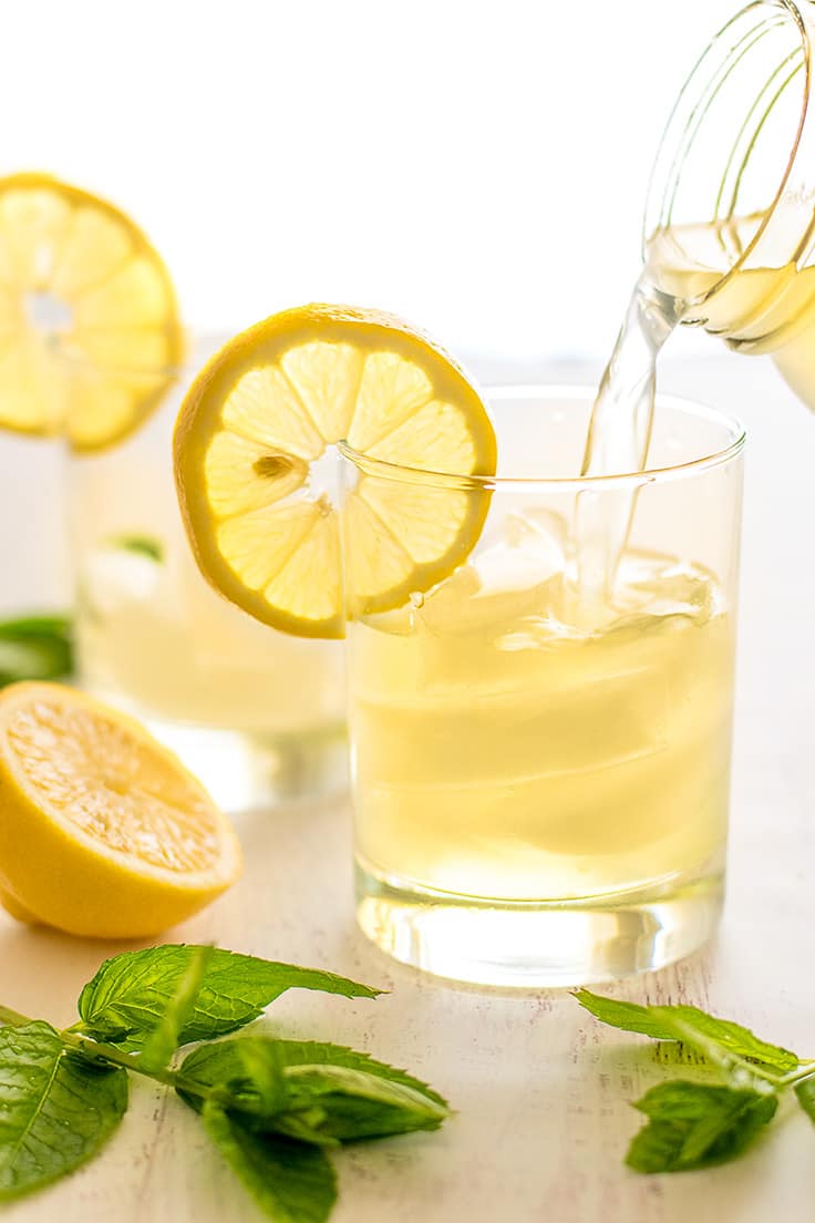 This Homemade Lemonade for Two is quick to make and so refreshing!