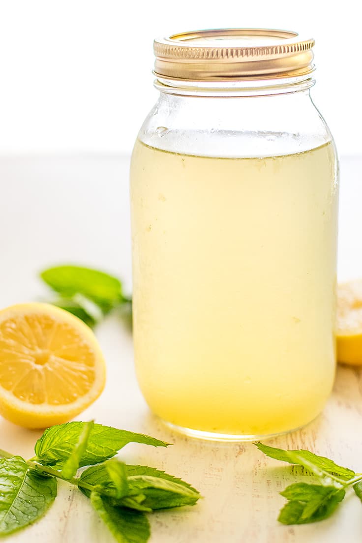 This Homemade Lemonade for Two couldn't be easier to make and is everything summer lemonade should be, bright, crisp, sweet, and just the perfect level of tart.