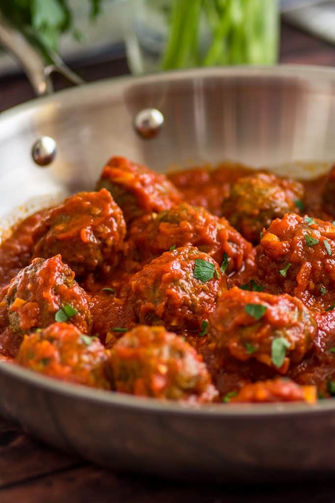Freezer Meatballs reheat wonderfully in sauce or in the microwave.