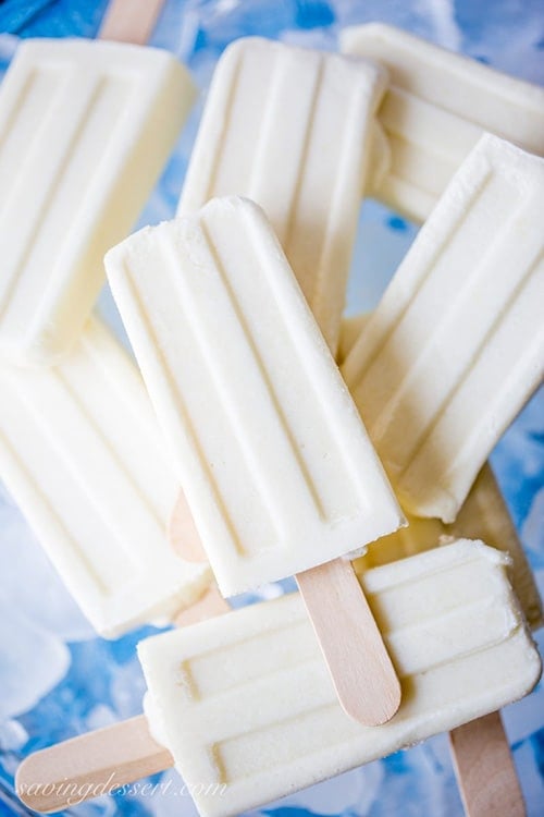 Coconut Pineapple Popsicles from Saving Room for Dessert - My favorite popsicle tips and tricks plus some of the best popsicle recipes on the internet!