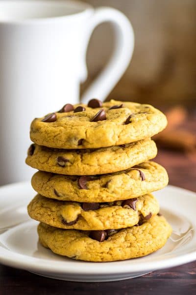 Small-batch Chocolate Chip Pumpkin Cookies