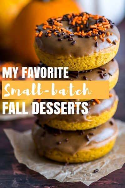 Small-batch Desserts for Fall