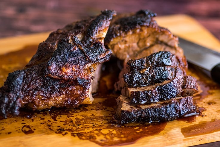 Cooking Tri-tip in the oven has become one of my go-to dinners for nights I don't feel like cooking. #EasyDinner | #Dinner | #Tritip |