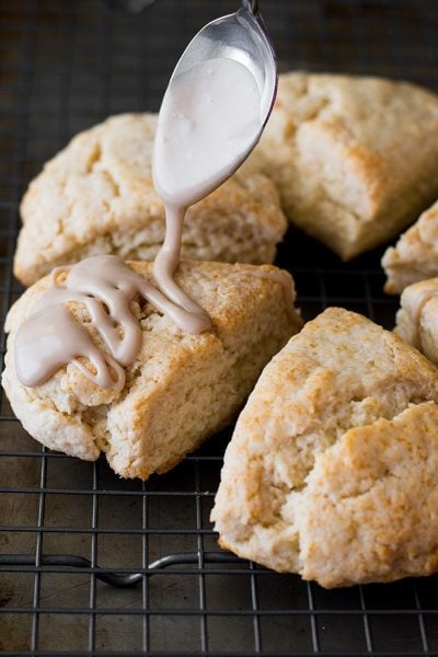 Small-batch Maple Scones (Maple Butter Scones)