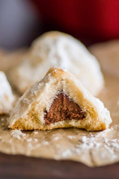 Small-batch Snowball Cookies with Kisses