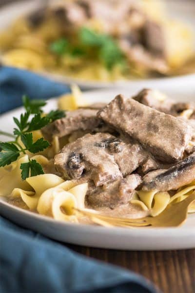 Easy Beef Stroganoff