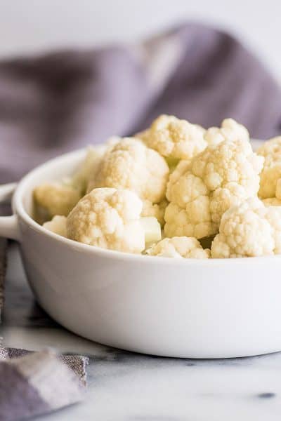 How to Steam Cauliflower in the Microwave