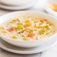 Easy Creamy Chicken Noodle Soup