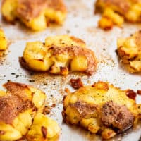 Crispy Smashed Red Potatoes