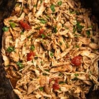 Chicken for slow cooker chicken tacos in a crock pot